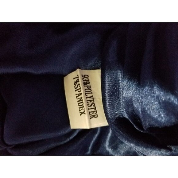 J.Janet Cut Out Maxi Skirt Navy Blue Size Large - Picture 7 of 9